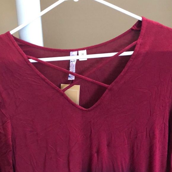 NWT Ombré Crossneck Francesca’s Dress - Picture 2 of 4